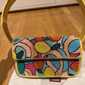 Colorful Staud Tommy Beaded Bag